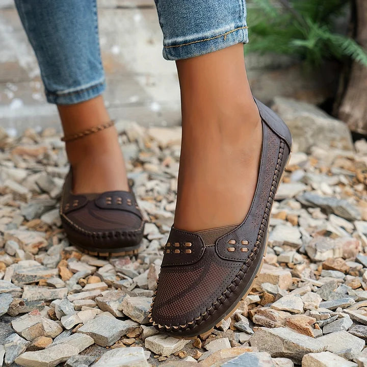Dawn | Women's Casual Flats, Breathable Lightweight Comfort Shoes with Arch Support