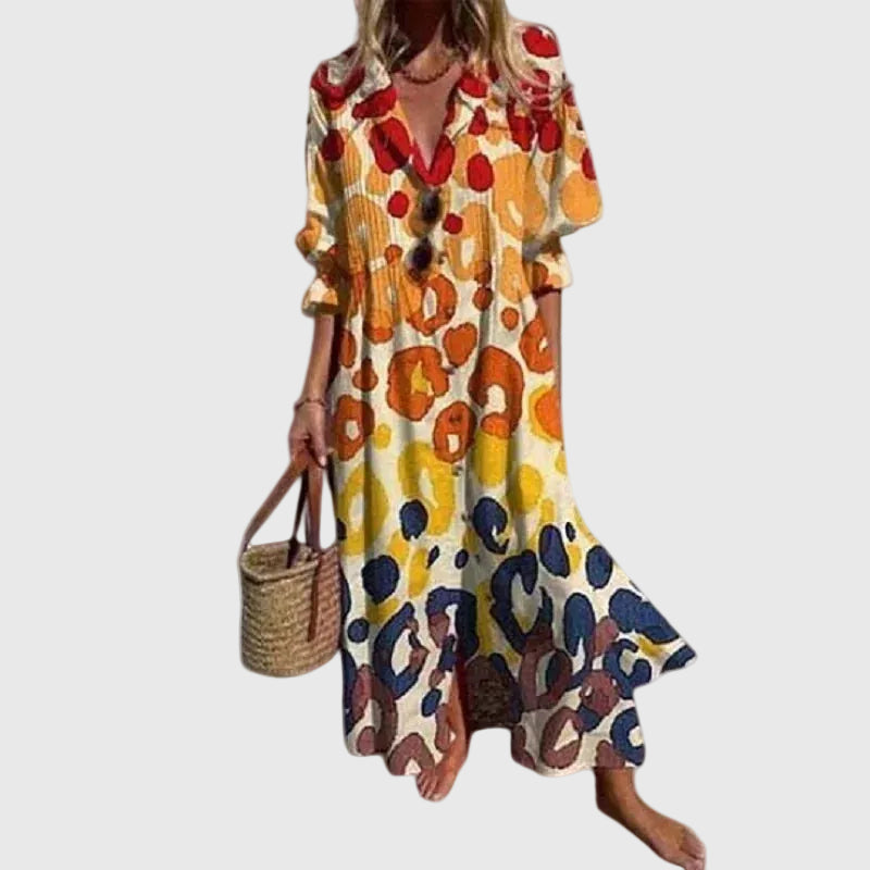 Zariah | Women's Embellished Bohemian Maxi Dress, Airy Flowy Dress for Beach and Festivals