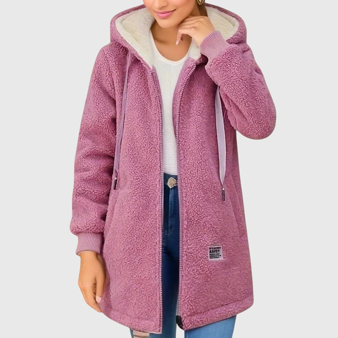Julianne | Women's Hooded Fleece Jacket, Soft Warm Breathable Casual Jacket