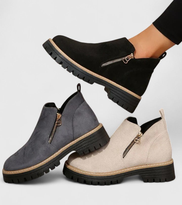 Tessa | Women's Minimalist Comfort Boots, Lightweight Arch Support Boots for Daily Wear