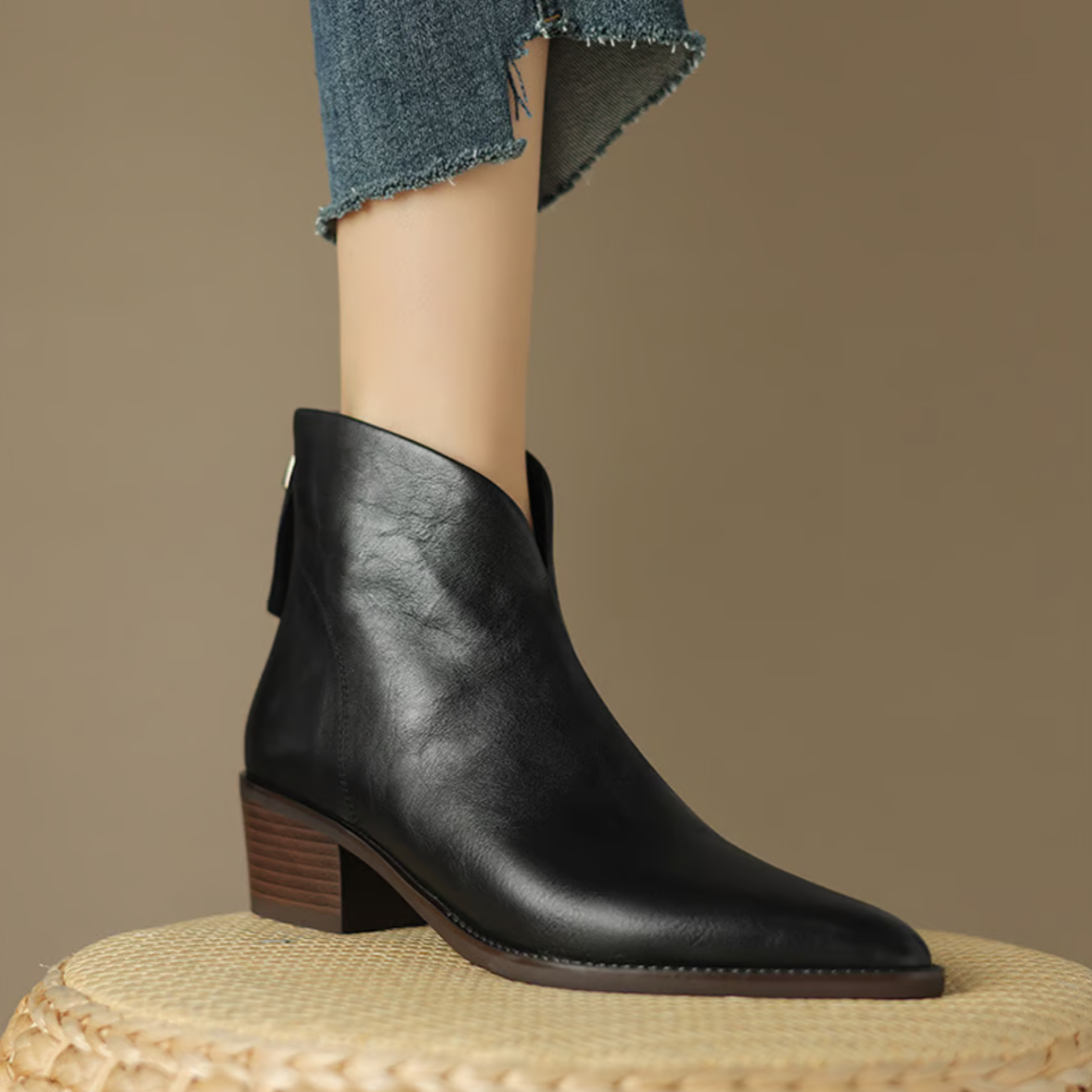 Ember | Women's Low Heel Boots, Classic Elegant Boots for Casual and Dressy Outfits