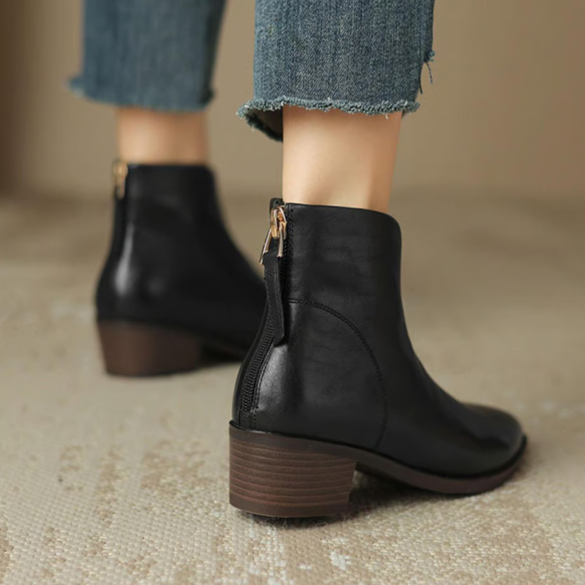Ember | Women's Low Heel Boots, Classic Elegant Boots for Casual and Dressy Outfits