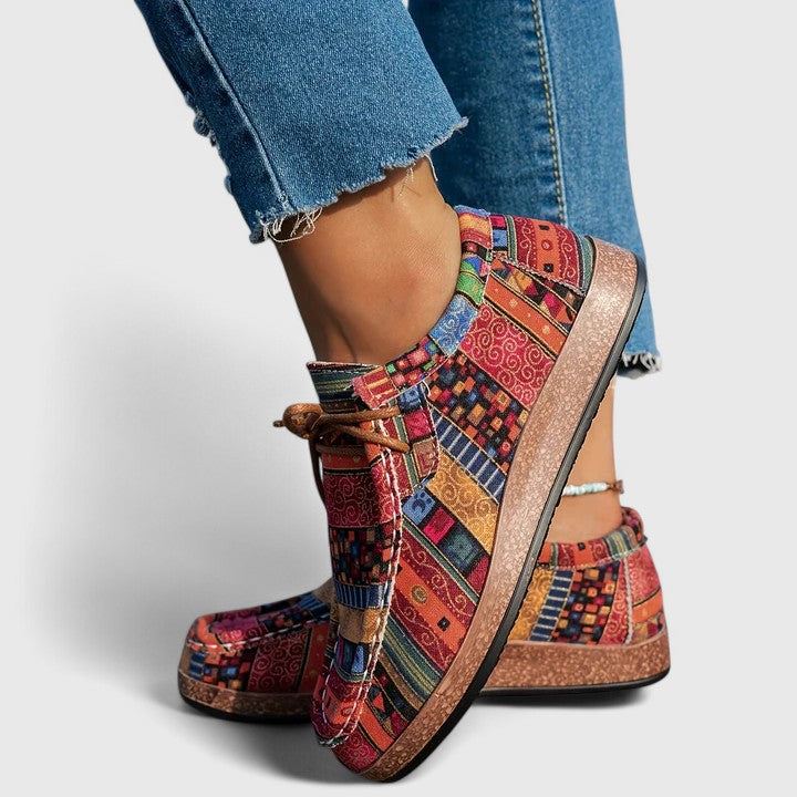 Nychelle | Women's Cushioned Comfort Shoes, Wide Sole Shock-Absorbing Everyday Shoes
