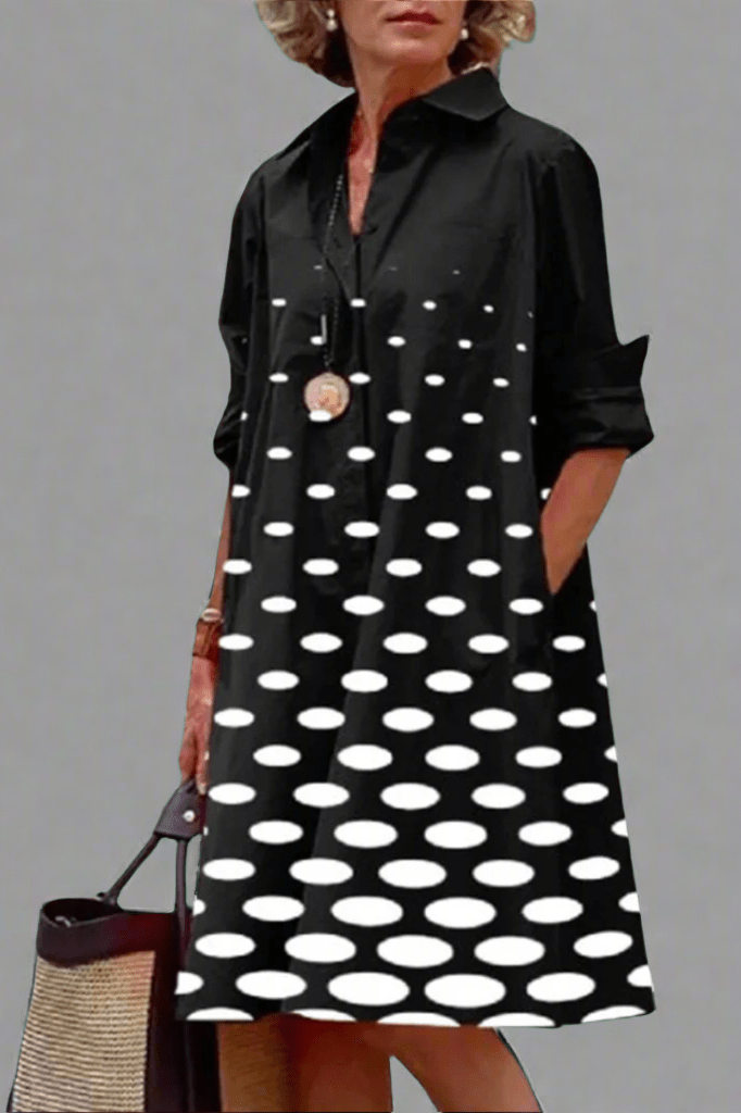 Diana | Women's Minimalist Midi Dress, Fluid Drape Workwear Dress for Work or Leisure