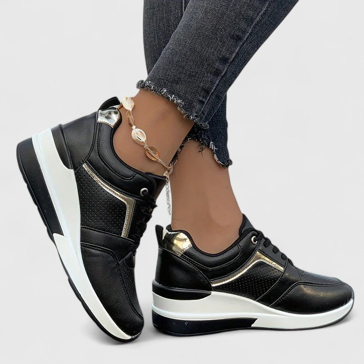 Novyssa | Women's Cushioned Comfort Shoes, Arch Support Shock-Absorbing Walking Shoes