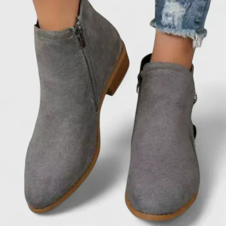 Seraphina | Women's Waterproof Boots, Zip-Up Supportive Boots for Everyday Wear
