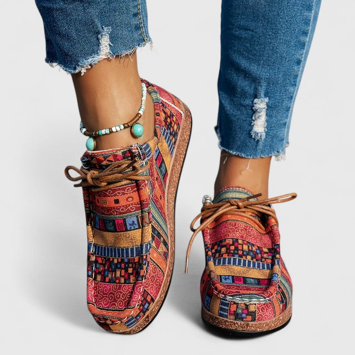 Nychelle | Women's Cushioned Comfort Shoes, Wide Sole Shock-Absorbing Everyday Shoes