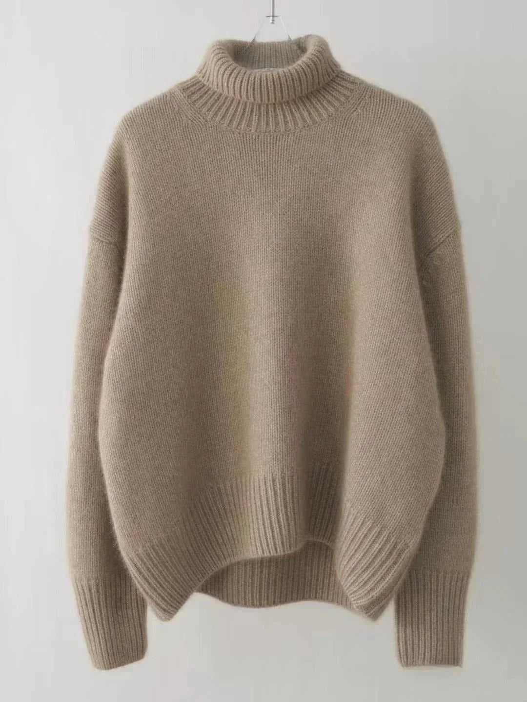 Elia | Women's Soft Knit Turtleneck Sweater, Relaxed Fit Lightweight Warm Pullover