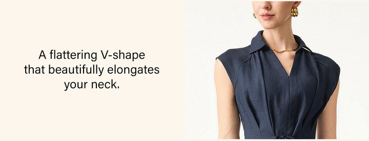 Women's Linen Midi Dress – Relaxed Summer Fit