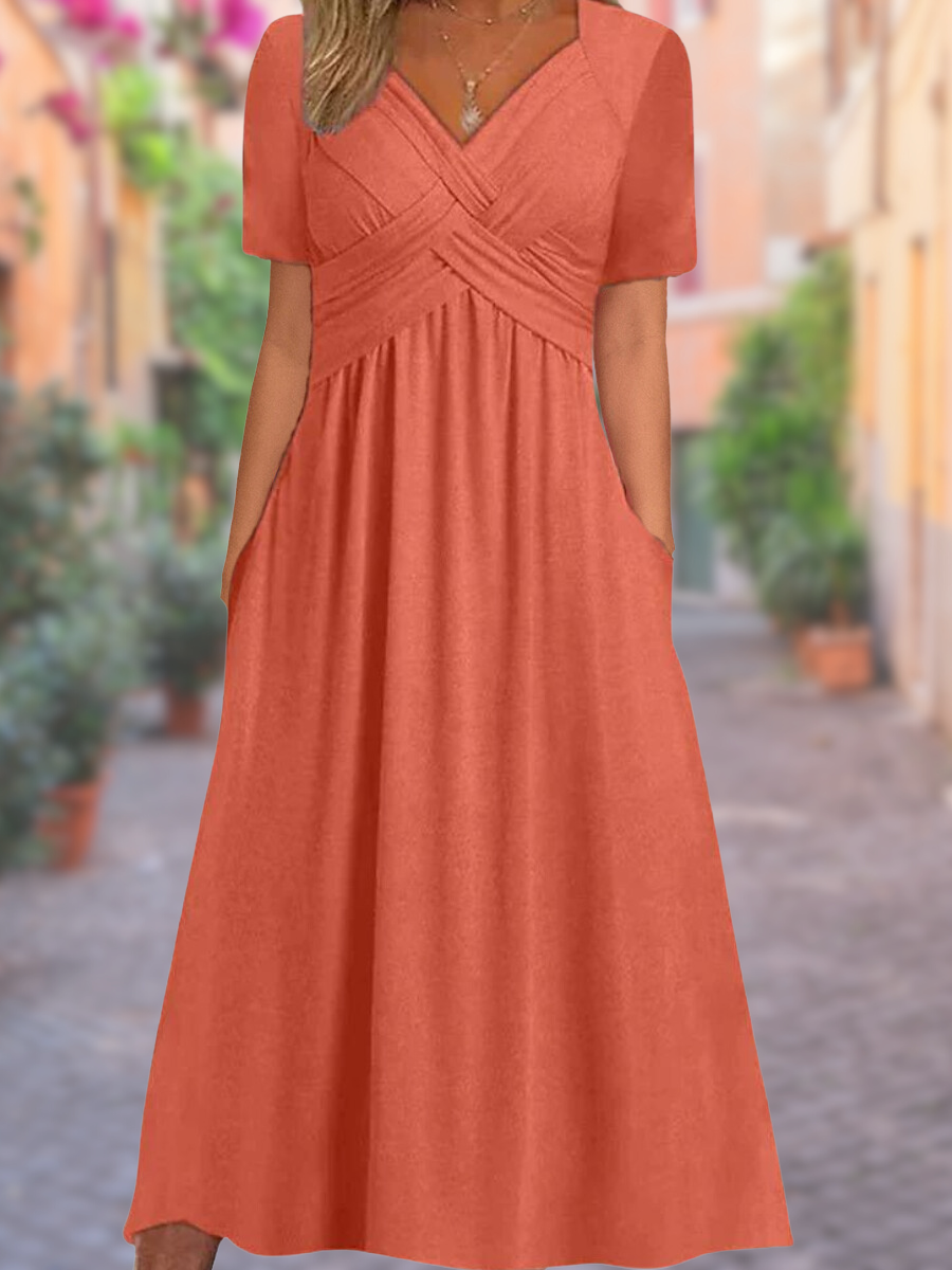 Maria Fernanda | Women's Classic Summer Dress, Elegant Casual Everyday Dress
