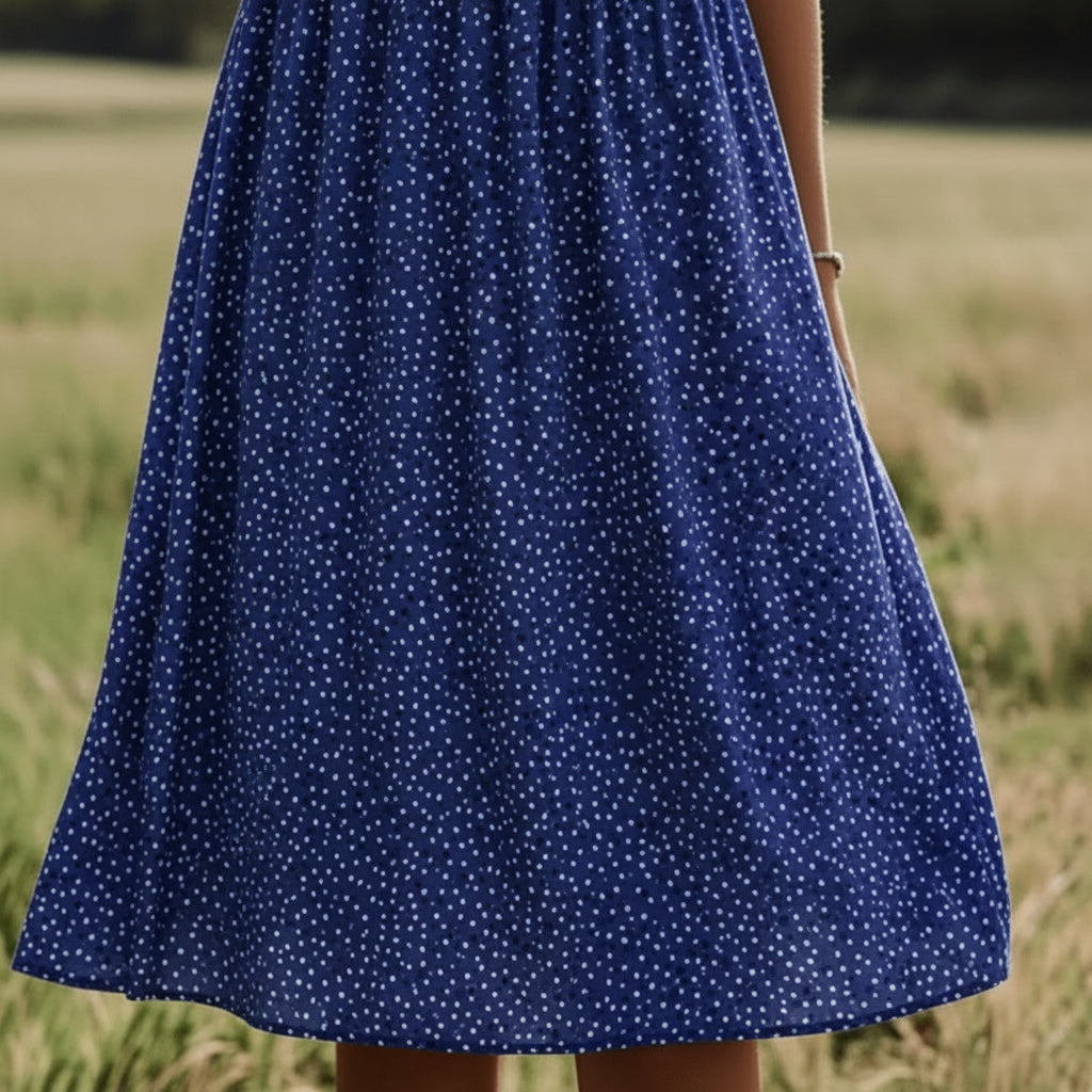 Tansy | Women's Lightweight Midi Dress, Breathable Casual Dress for Warm Days