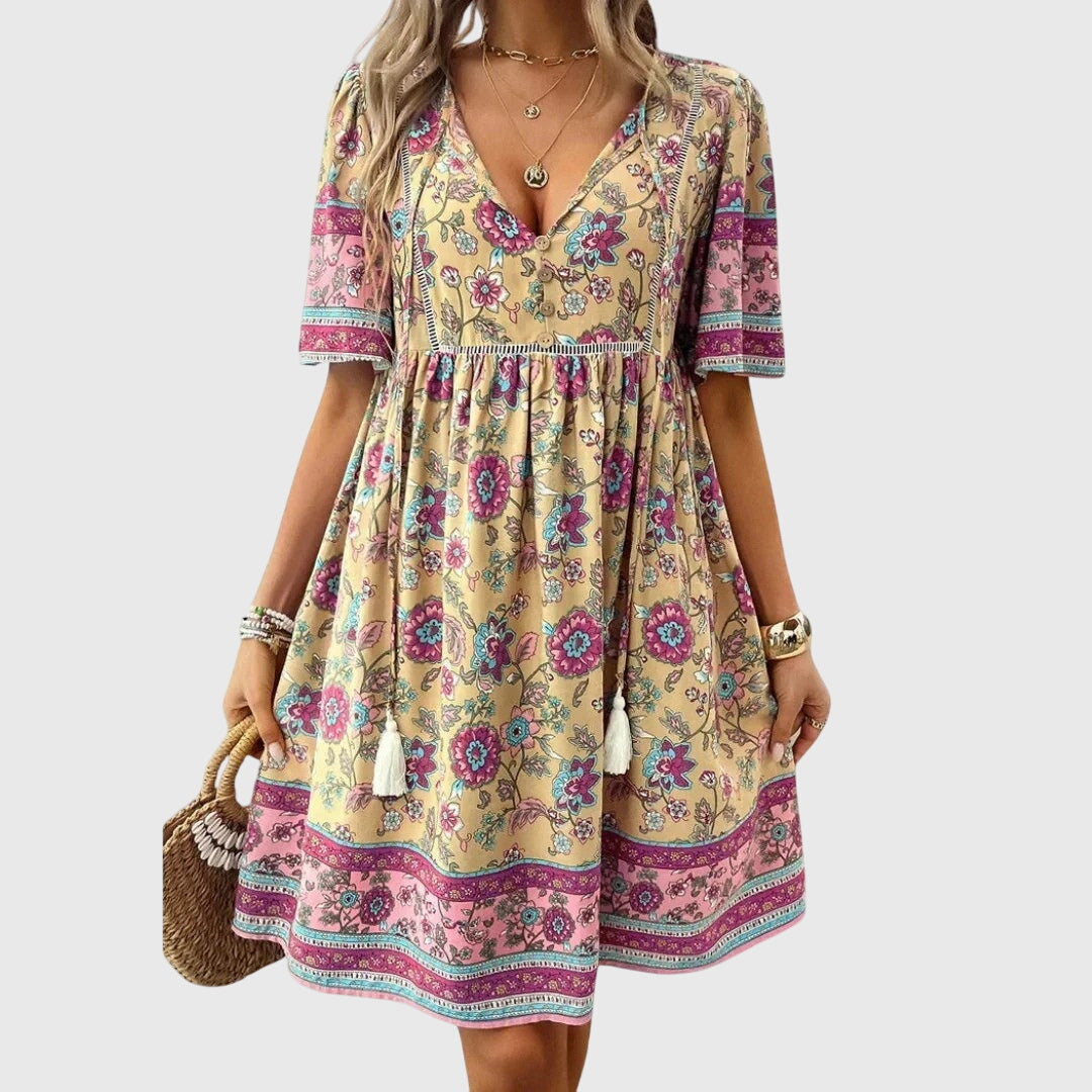 Aurora | Women's Elegant Everyday Dress, Soft Breathable Occasion Dress