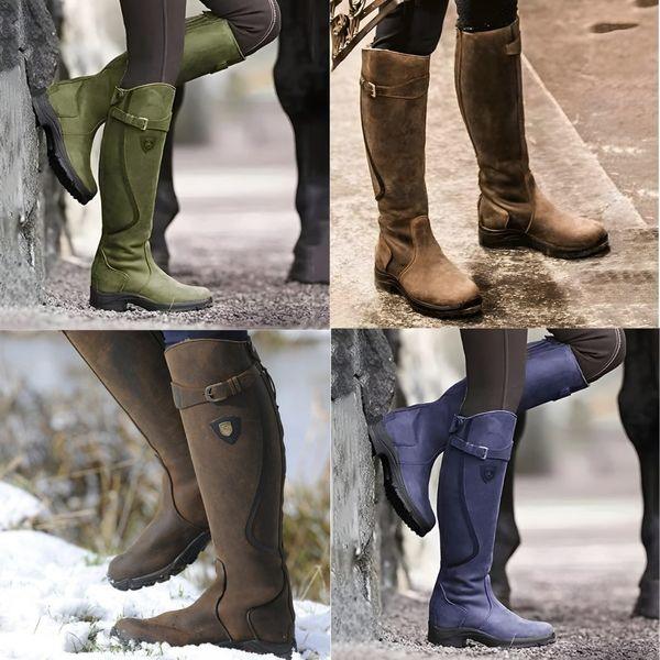 Ava | Women's Waterproof Riding Boots, Elegant Slim Boots for Fall and Winter Outfits