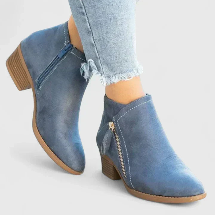 Seraphina | Women's Waterproof Boots, Zip-Up Supportive Boots for Everyday Wear