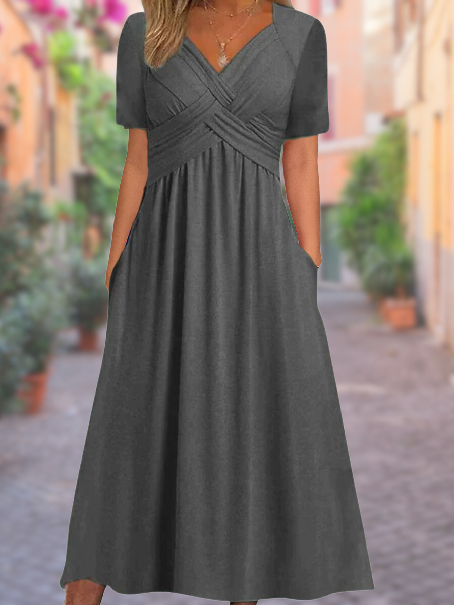 Maria Fernanda | Women's Classic Summer Dress, Elegant Casual Everyday Dress