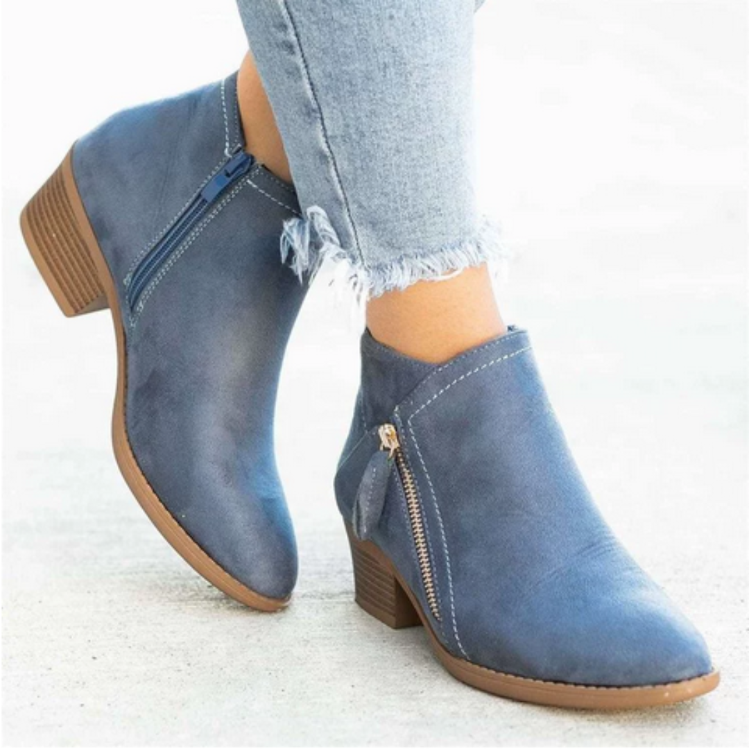 Seraphina | Women's Waterproof Boots, Zip-Up Supportive Boots for Everyday Wear