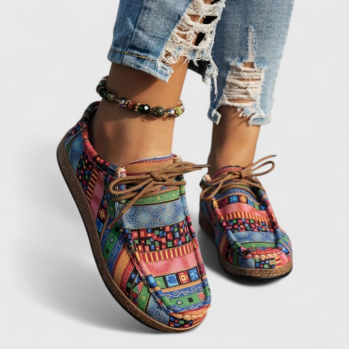 Nychelle | Women's Cushioned Comfort Shoes, Wide Sole Shock-Absorbing Everyday Shoes