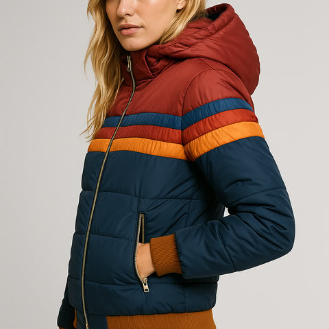 Women's Waterproof Windbreaker Jacket, Lightweight Thermal Rain Jacket