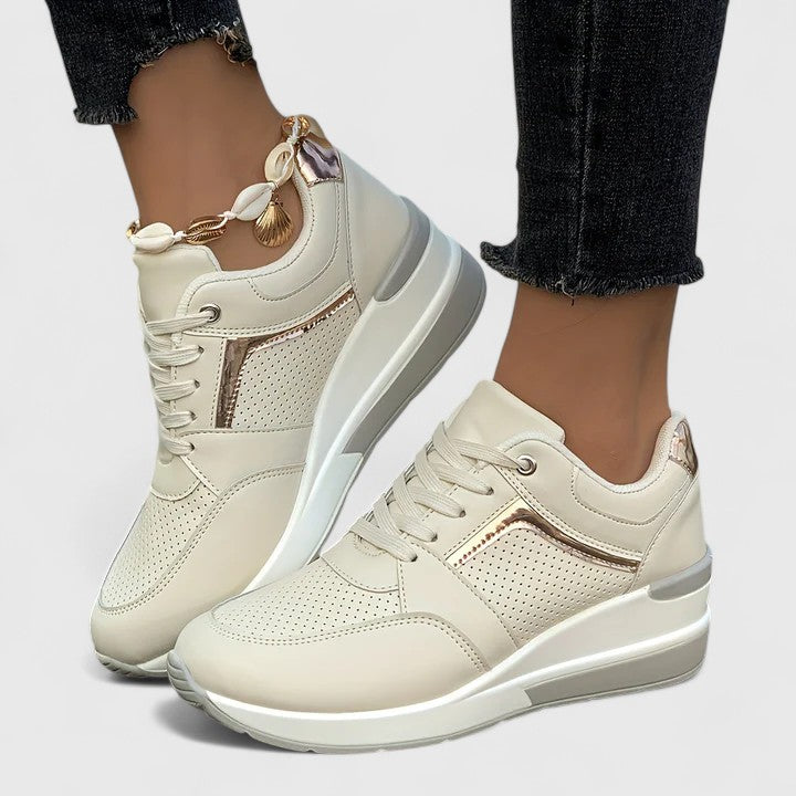 Novyssa | Women's Cushioned Comfort Shoes, Arch Support Shock-Absorbing Walking Shoes