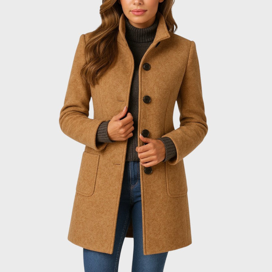 Clara – Elegant Structured Coat for Women – photo 1