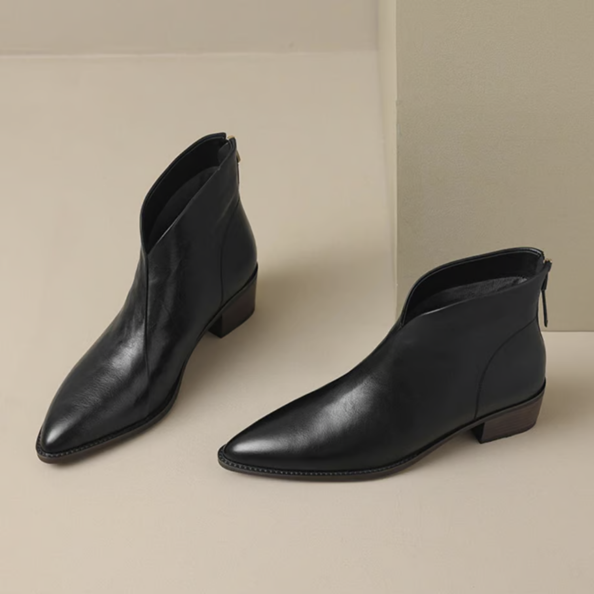 Ember | Women's Low Heel Boots, Classic Elegant Boots for Casual and Dressy Outfits