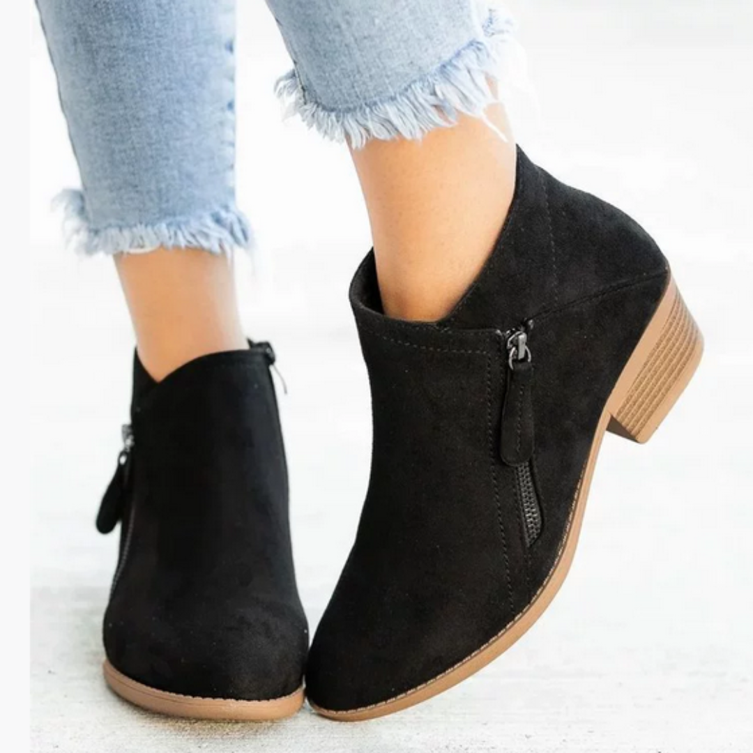 Seraphina | Women's Waterproof Boots, Zip-Up Supportive Boots for Everyday Wear