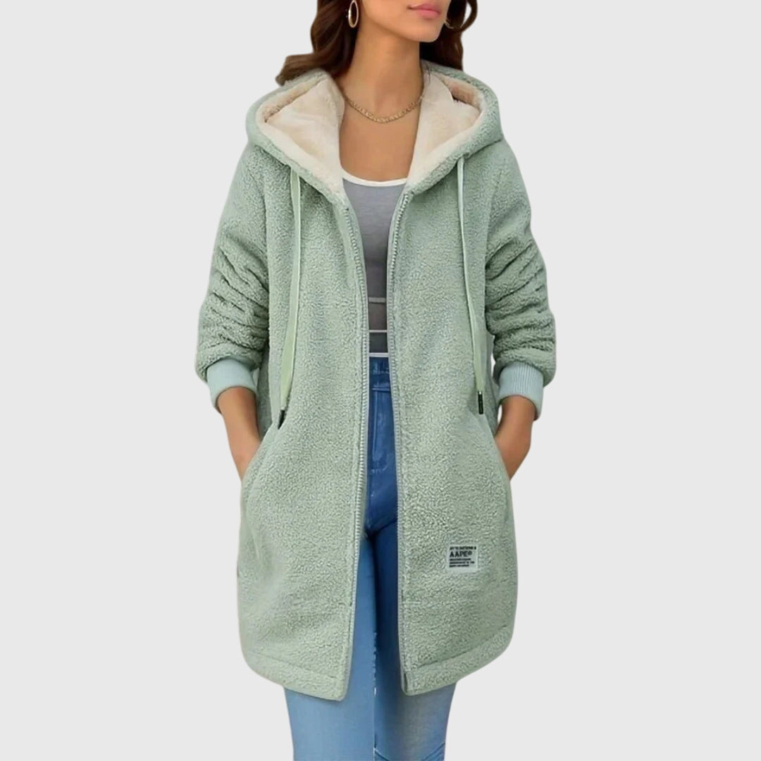 Julianne | Women's Hooded Fleece Jacket, Soft Warm Breathable Casual Jacket