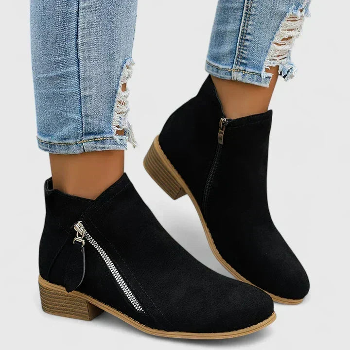 Seraphina | Women's Waterproof Boots, Zip-Up Supportive Boots for Everyday Wear