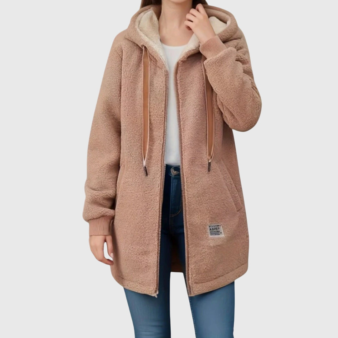 Julianne | Women's Hooded Fleece Jacket, Soft Warm Breathable Casual Jacket