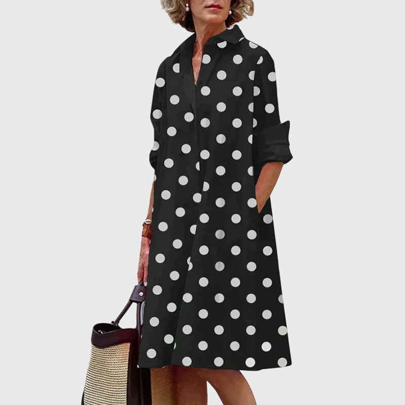 Paige | Women's Relaxed Flowy Midi Dress, Casual Weekend Dress with Pockets
