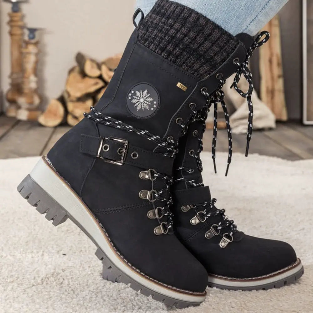 Kate | Women's Knee-High Waterproof Winter Boots, Insulated Anti-Slip Snow Boots