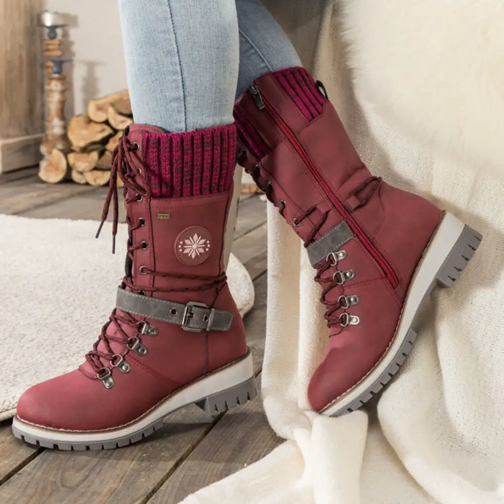 Kate | Women's Knee-High Waterproof Winter Boots, Insulated Anti-Slip Snow Boots