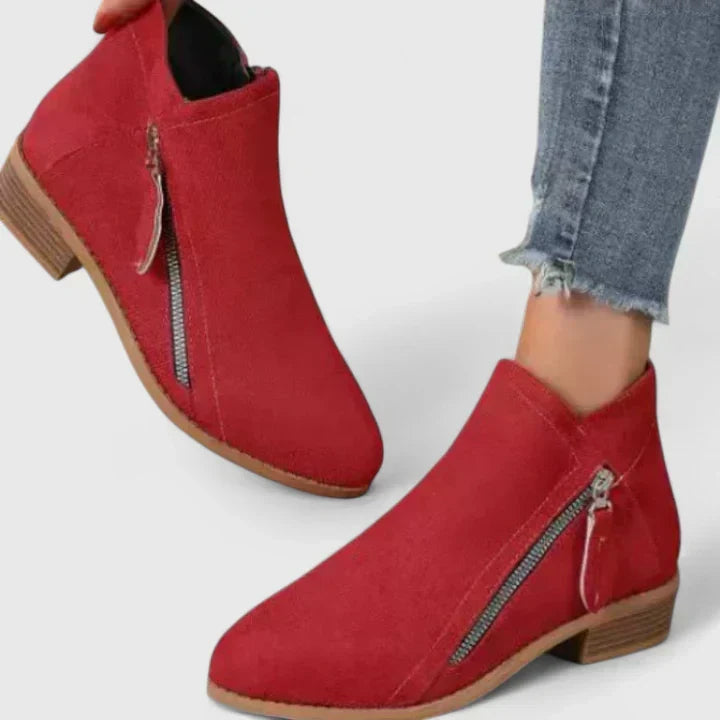 Seraphina | Women's Waterproof Boots, Zip-Up Supportive Boots for Everyday Wear