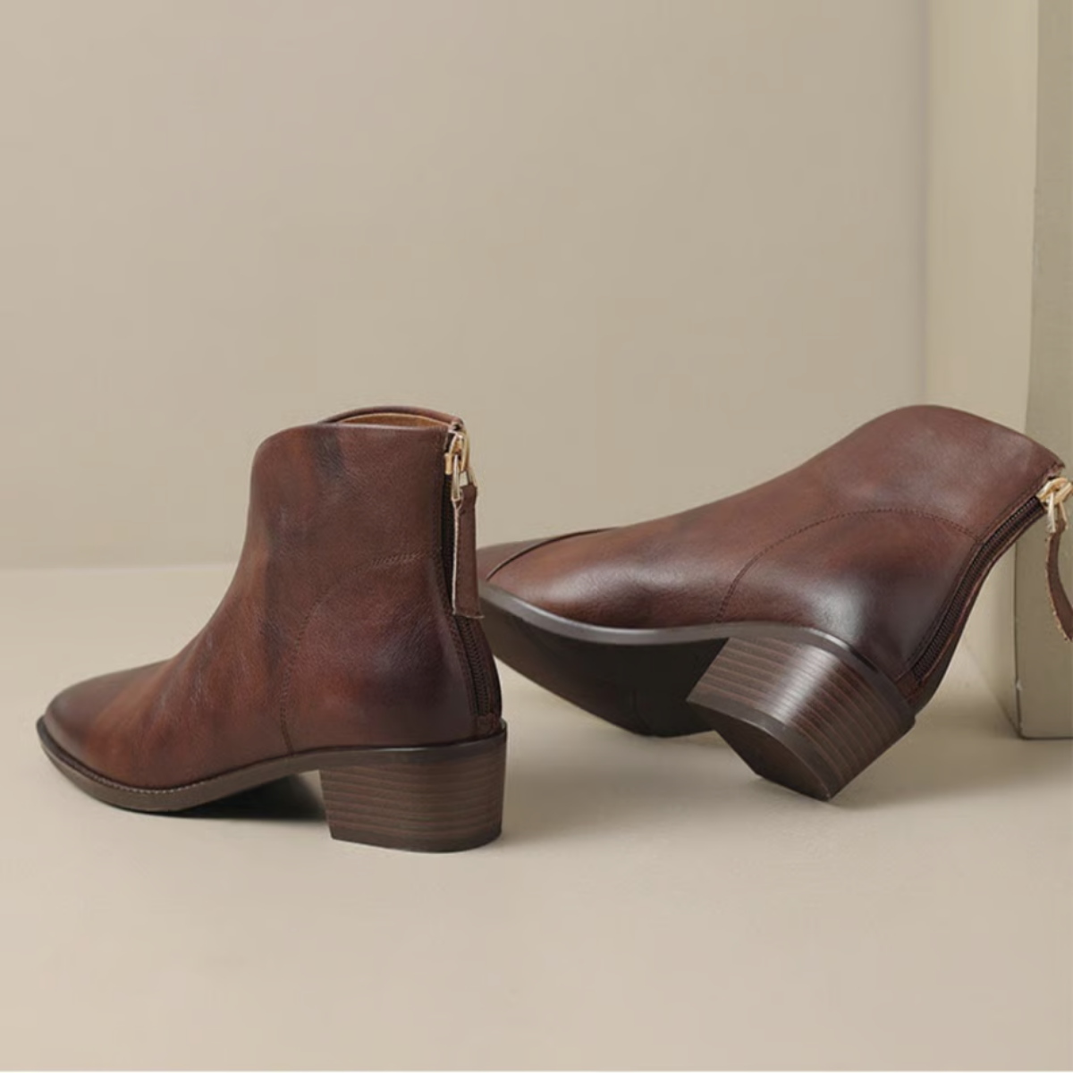Ember | Women's Low Heel Boots, Classic Elegant Boots for Casual and Dressy Outfits