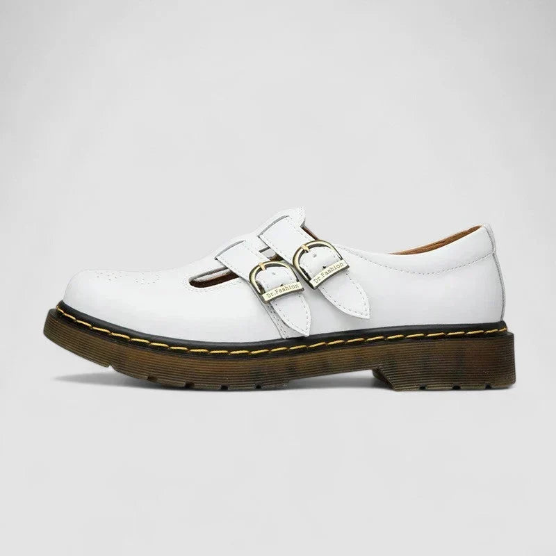 Cecilia | Women's Vegan Leather Mary Jane Shoes, Low Heel Ankle Strap Comfort Shoes