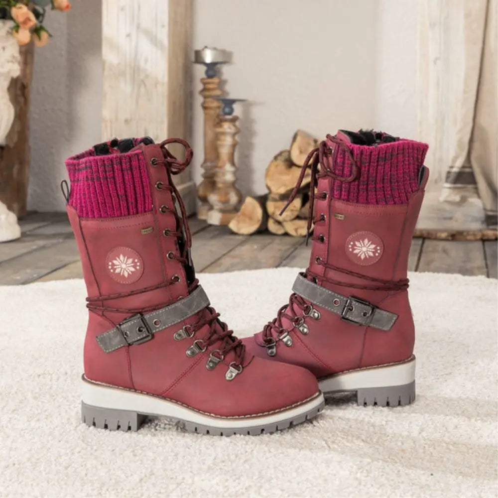 Kate | Women's Knee-High Waterproof Winter Boots, Insulated Anti-Slip Snow Boots
