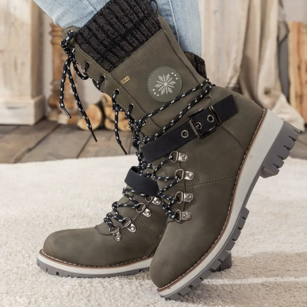Kate | Women's Knee-High Waterproof Winter Boots, Insulated Anti-Slip Snow Boots