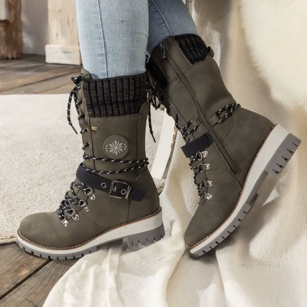 Kate | Women's Knee-High Waterproof Winter Boots, Insulated Anti-Slip Snow Boots