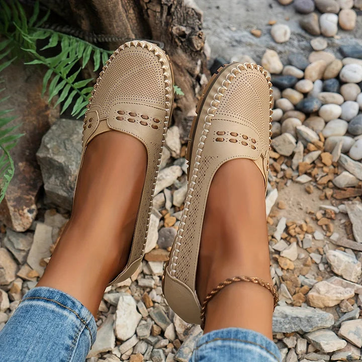 Dawn | Women's Casual Flats, Breathable Lightweight Comfort Shoes with Arch Support