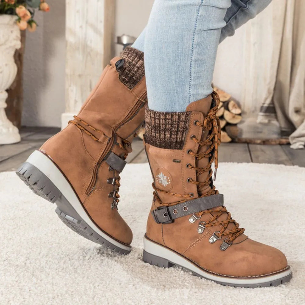 Kate | Women's Knee-High Waterproof Winter Boots, Insulated Anti-Slip Snow Boots