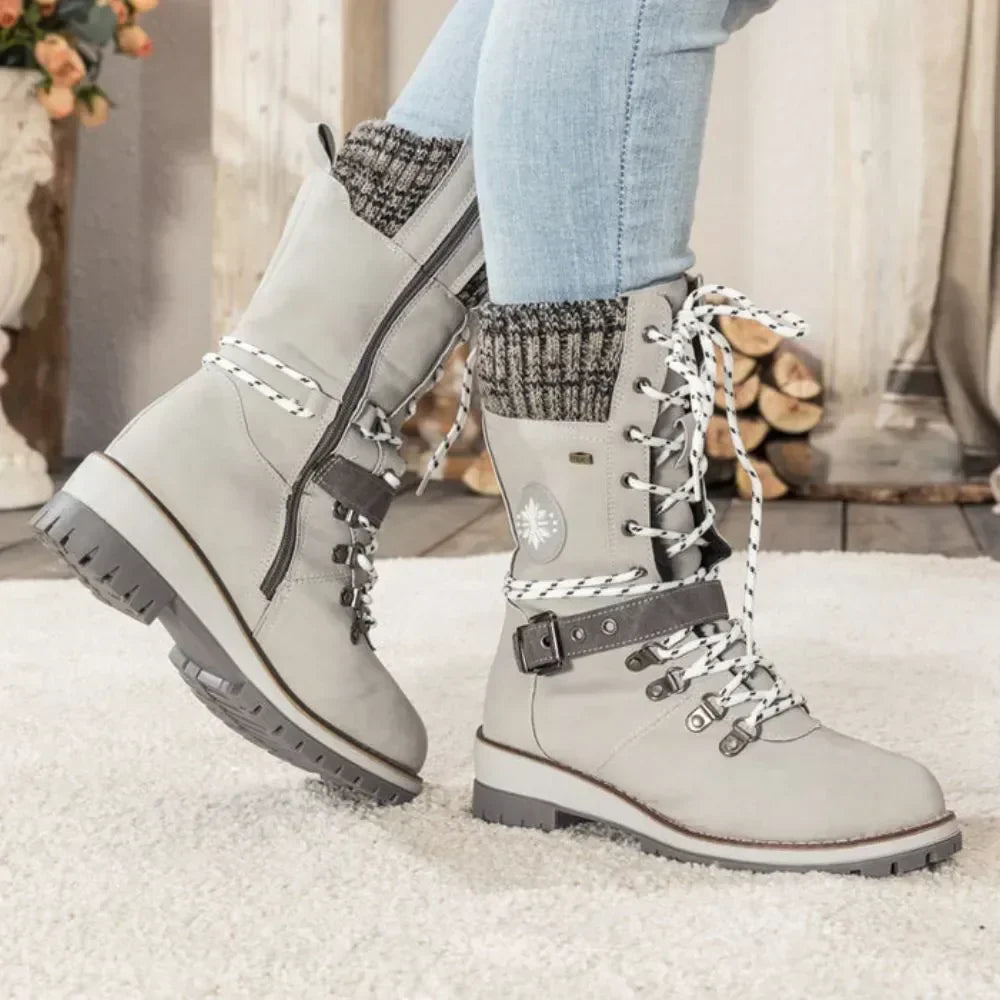 Kate | Women's Knee-High Waterproof Winter Boots, Insulated Anti-Slip Snow Boots