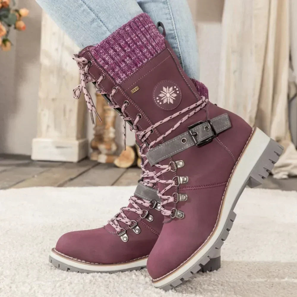 Kate | Women's Knee-High Waterproof Winter Boots, Insulated Anti-Slip Snow Boots