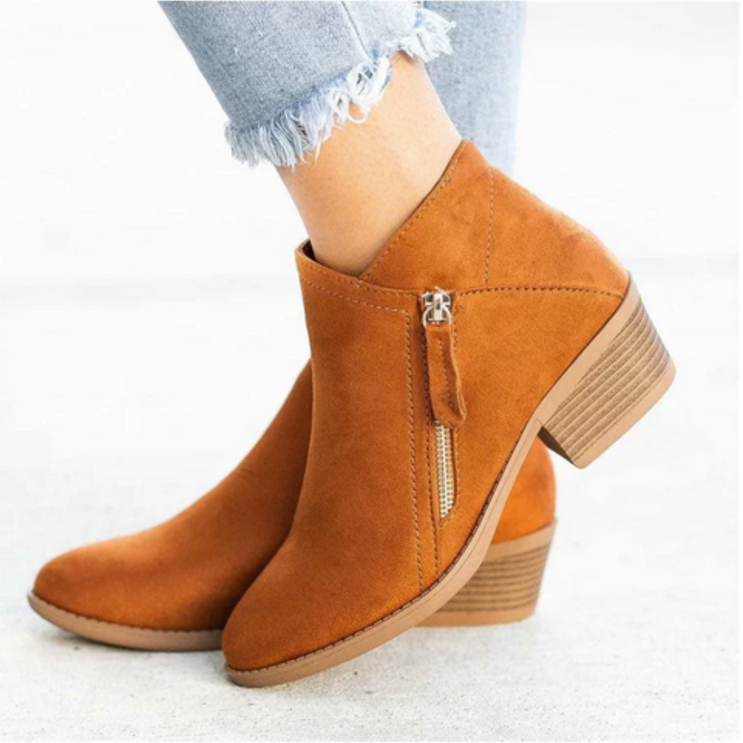 Seraphina | Women's Waterproof Boots, Zip-Up Supportive Boots for Everyday Wear