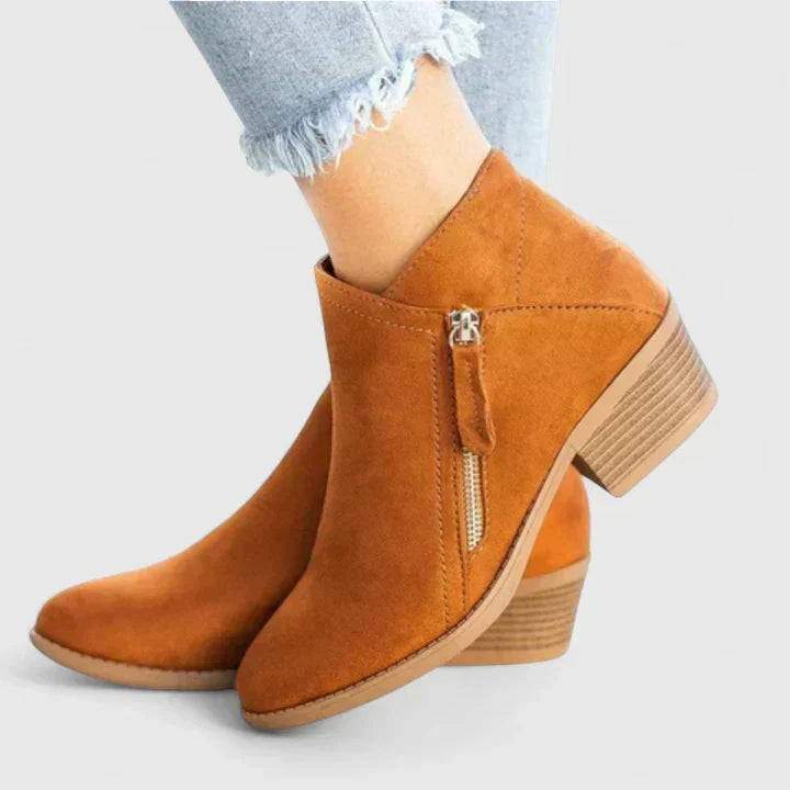 Seraphina | Women's Waterproof Boots, Zip-Up Supportive Boots for Everyday Wear