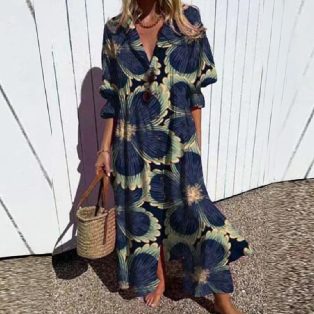 Isalie | Women's Flowy Everyday Dress, Breathable Lightweight Summer Dress