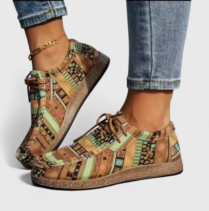 Nychelle | Women's Cushioned Comfort Shoes, Wide Sole Shock-Absorbing Everyday Shoes