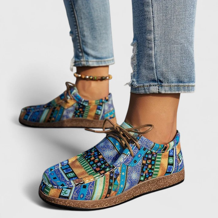 Nychelle | Women's Cushioned Comfort Shoes, Wide Sole Shock-Absorbing Everyday Shoes