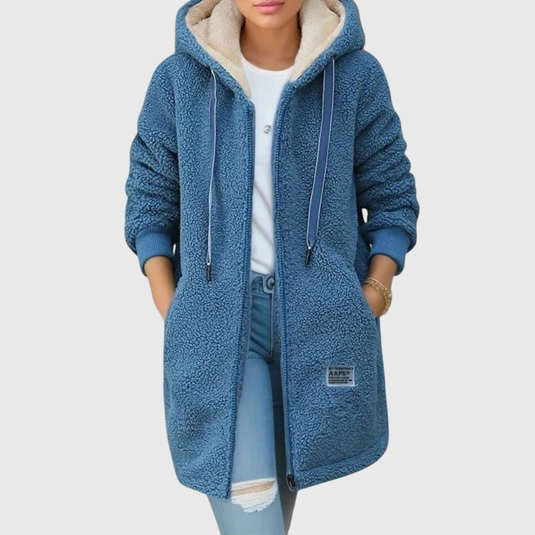Julianne | Women's Hooded Fleece Jacket, Soft Warm Breathable Casual Jacket