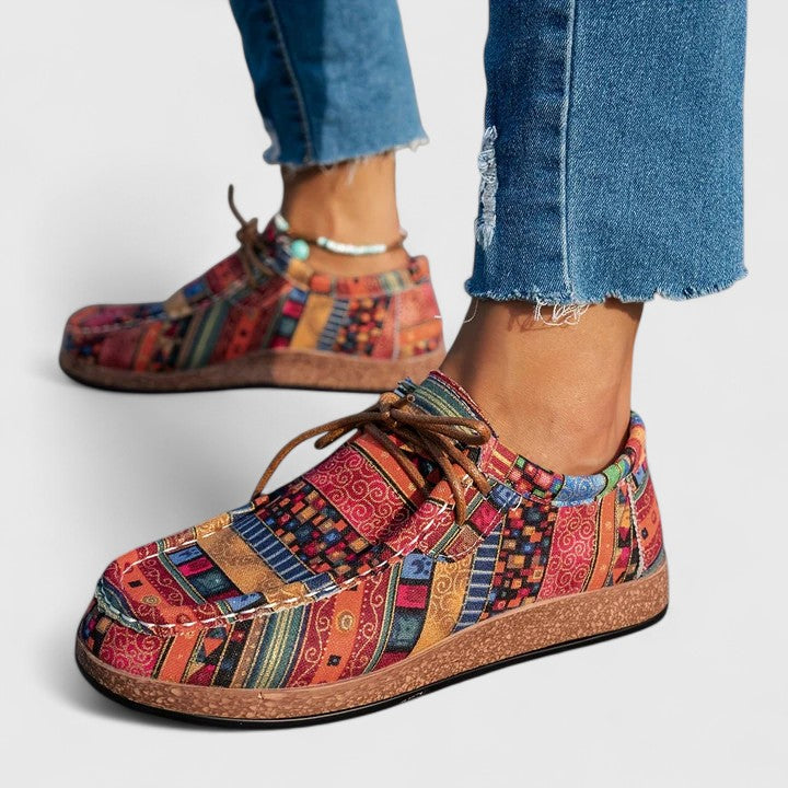 Nychelle | Women's Cushioned Comfort Shoes, Wide Sole Shock-Absorbing Everyday Shoes