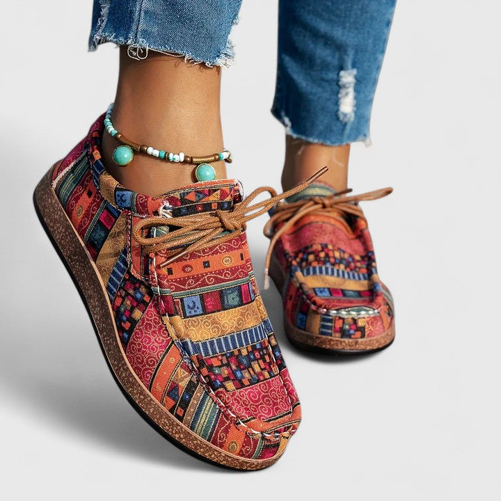 Nychelle | Women's Cushioned Comfort Shoes, Wide Sole Shock-Absorbing Everyday Shoes